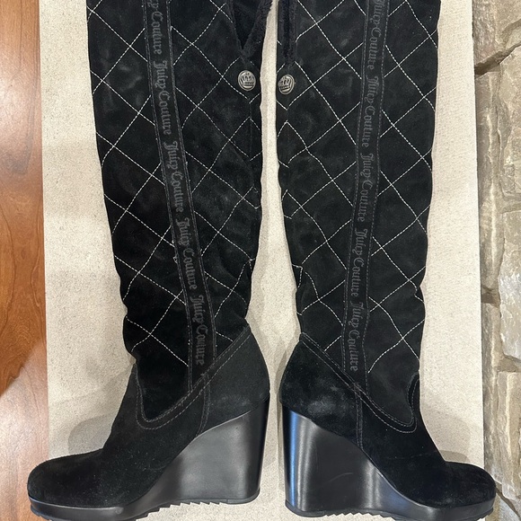 Juicy Couture Over The Knee Boots - Women | Color: Black | Size: 6 - Picture 3 of 7
